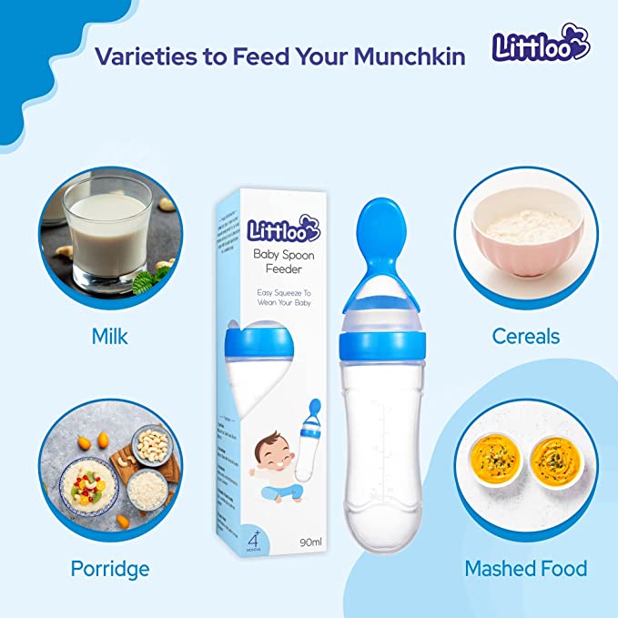 Littloo Littloo Littloo Baby Spoon Feeder (Silicone) Littloo Littloo Littloo Baby Spoon Feeder (Silicone)